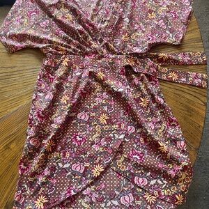 Traffic People Pink and Yellow Floral Dress